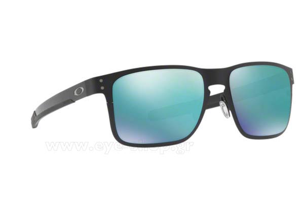 Sunglasses Oakley Holbrook Metal 4123 04 Matt Black Jade Iridium