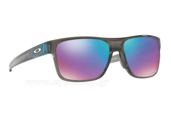 Sunglasses Oakley CROSSRANGE 9361 08 Grey Smoke prizm sappire snow