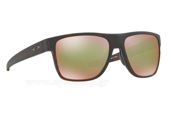 Sunglasses Oakley CROSSRANGE XL 9360 10 MATTE ROOTBEER prizm shallow h2o polarized TORTOISE