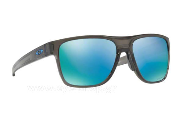 Sunglasses Oakley CROSSRANGE XL 9360 09 GREY SMOKE  prizm deep h2o polarized