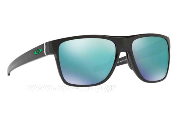 Sunglasses Oakley CROSSRANGE XL 9360 02 POLISHED BLACK jade iridium
