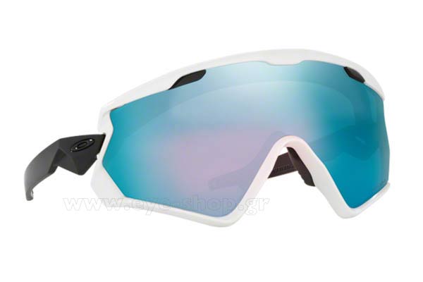 Sunglasses Oakley Wind Jacket 2.0 7072 03 Mt White Prizm Snow Sapphire Iridium