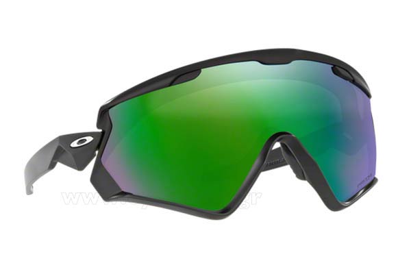 Sunglasses Oakley Wind Jacket 2.0 7072 01 Mt Black Prizm Snow Jade