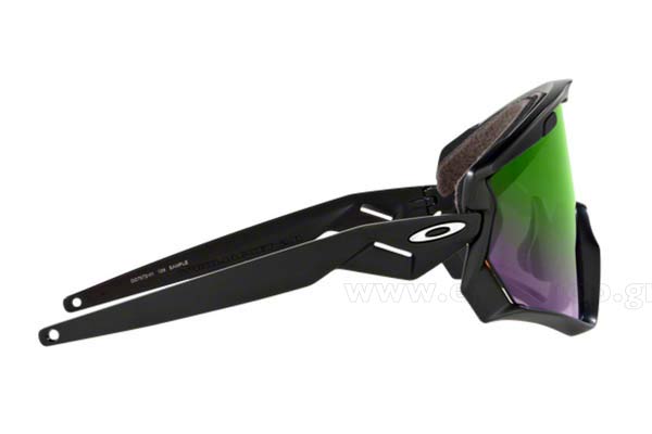 Oakley model Wind Jacket 2.0 7072 color 01 Mt Black Prizm Snow Jade