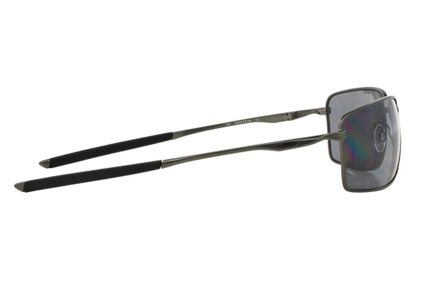 Oakley Square Wire 4075 04 Grey Polarize 60 Sunglasses Men Eyeshop