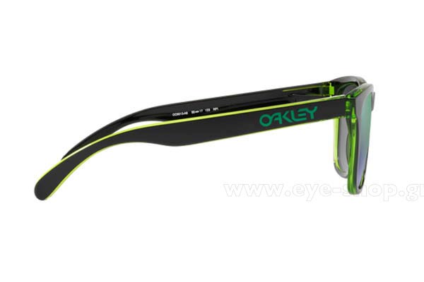 Oakley model Frogskins 9013 color A8 Eclipse green Jade iridium