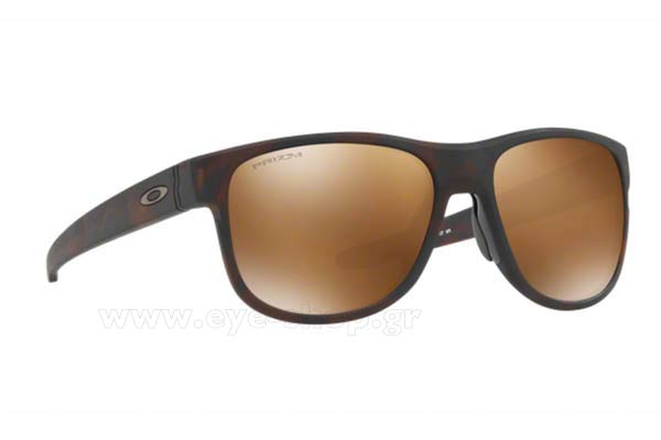 Sunglasses Oakley CROSSRANGE R 9359 07 Mt Tortoise Prizm Tungsten Polarized