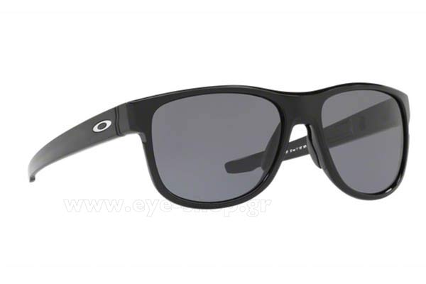 Sunglasses Oakley CROSSRANGE R 9359 01 Pol Black Grey