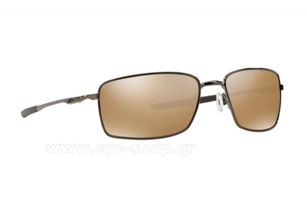 Sunglasses Oakley Square Wire 4075 06 Tungsten irid Polarized