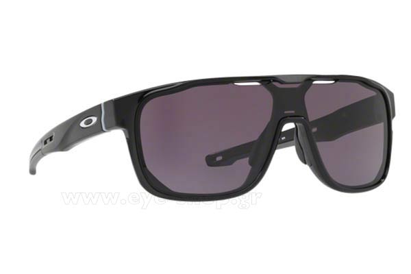 Sunglasses Oakley CROSSRANGE SHIELD 9387 01 Black Grey