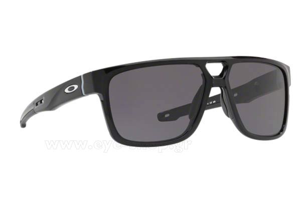 Sunglasses Oakley CROSSRANGE PATCH 9382 01 Pol Black Warm grey