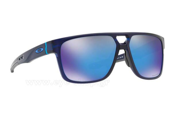 Sunglasses Oakley CROSSRANGE PATCH 9382 03 Mt Translucent Blue Prizm Sapphire Iridium