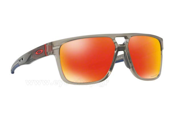 Sunglasses Oakley CROSSRANGE PATCH 9382 05 Mt Grey Ink Prizm Ruby