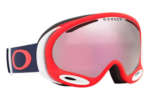 Sunglasses Oakley A FRAME 2.0 7044 67 Coral Fathom prizm hi pink iridium