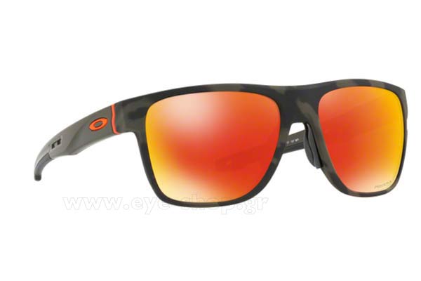 Sunglasses Oakley CROSSRANGE XL 9360 11 Matt olive camo