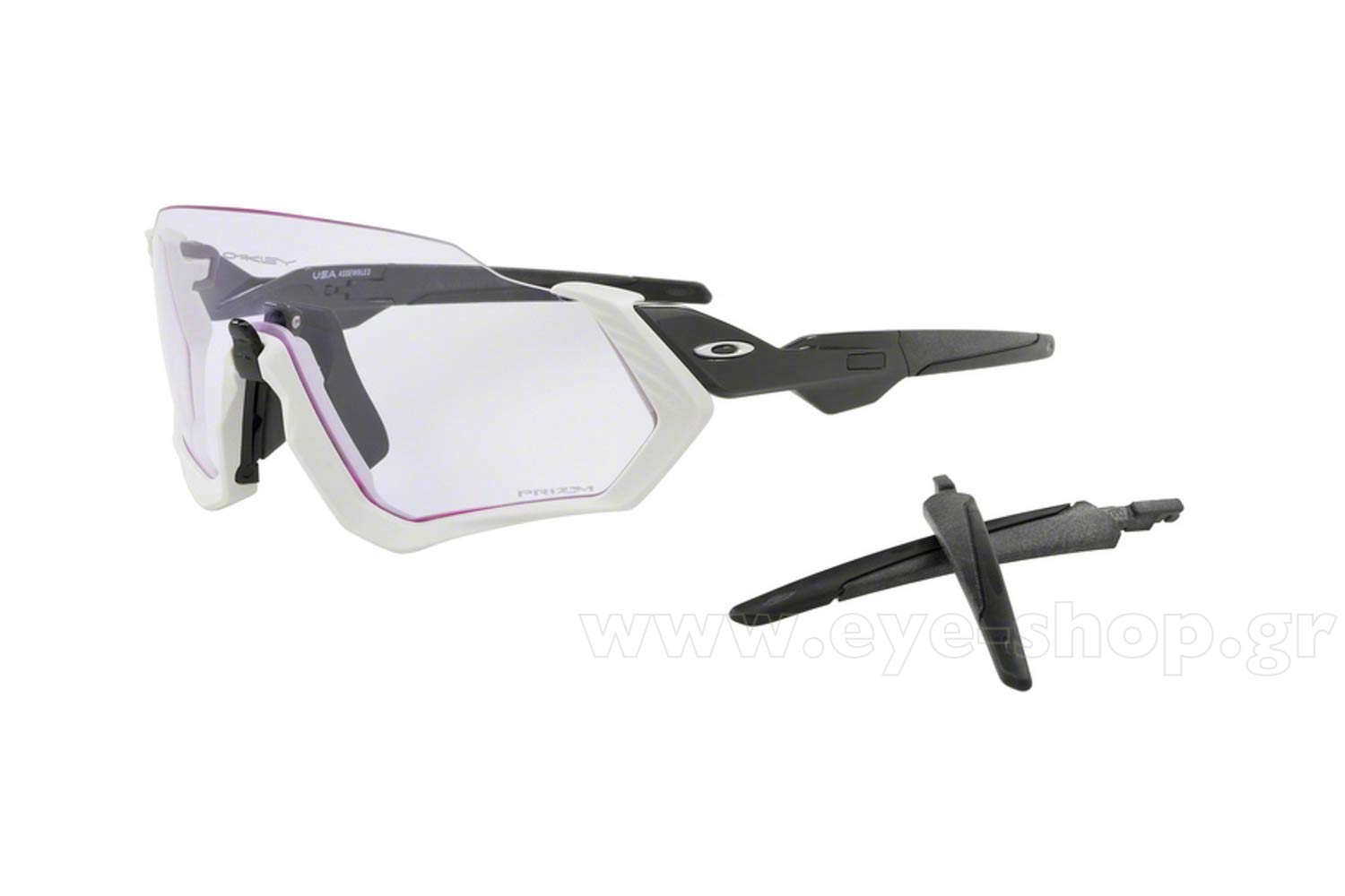 Oakley Flight Jacket 9401 03 Carbon Prizm 37 Sunglasses Sport Eyeshop