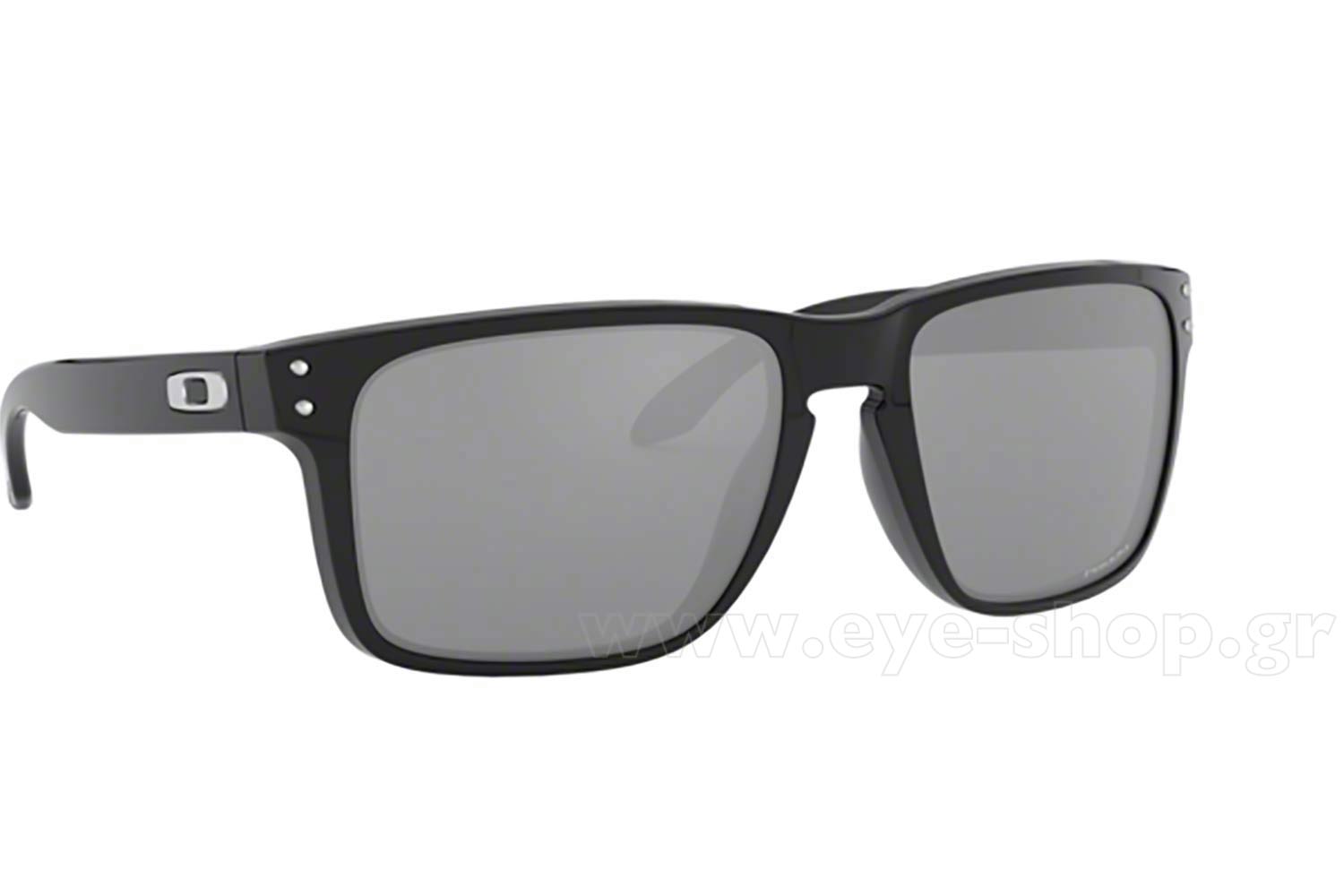 Oakley Holbrook rectangle sunglasses with black lens in black