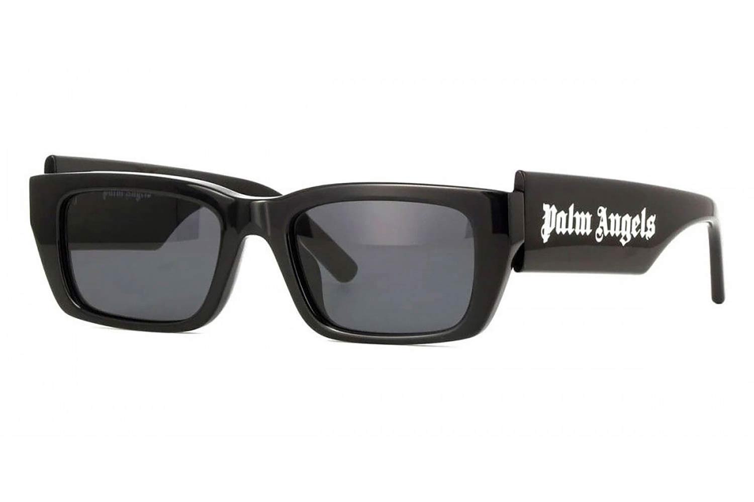 Palm Angels NILAND Sunglasses 1007 Black acetate Rectangular Palm Angels Milford Sunglasses 1007 Black - eye-oo.com main image 2