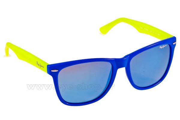 Sunglasses Pepe Jeans Zack PJ7049 C25 Silver  mirror - Blue Green