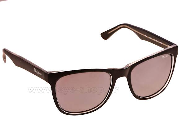 Sunglasses Pepe Jeans ALEX PJ7166 C2 Silver mirror - Mat Black