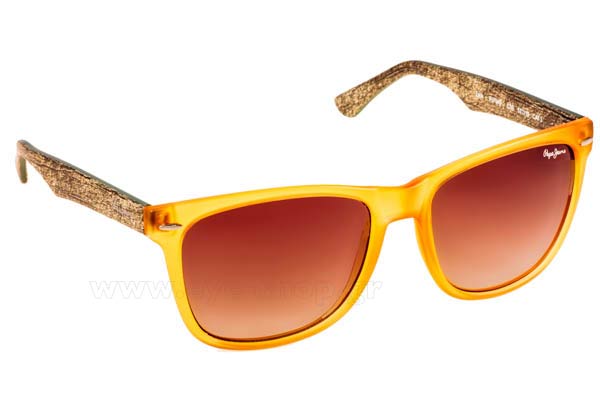 Sunglasses Pepe Jeans Zack PJ7049 C36 Matte Yellow Transparent