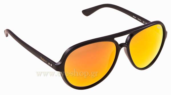 Sunglasses Pepe Jeans Renata PJ7141 c6 Matte Black Orange Mirror