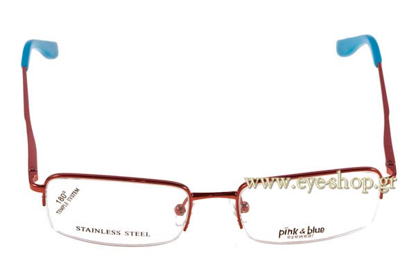 Eyeglasses Pink Blue 3025