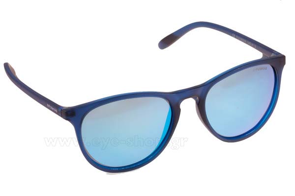 Sunglasses Polaroid PLD 6003N UJO  (JY)	BLUE TRNS (GREYBLMIRROR PZ)