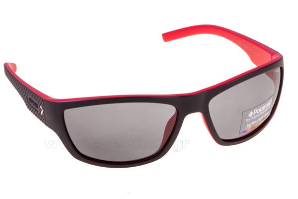 Sunglasses Polaroid PLD 7007 S VRAAH 	BLACK RED (GREY PZ)