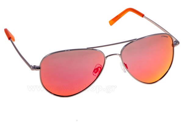 Sunglasses Polaroid PLD 6012 N 6LBOZ 	RUTHENIUM (RED SP PZ)