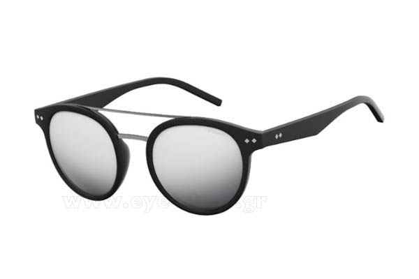 Sunglasses Polaroid PLD 6031 S 003  (EX) MTT BLACK (GREYSLV FL PZ) Polarized