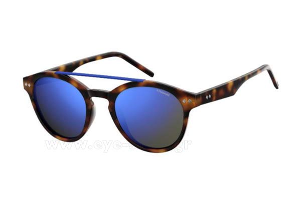 Sunglasses Polaroid PLD 6030 S N9P (5X) MATT HVNA (GREY SP BLU PZ) Polarized