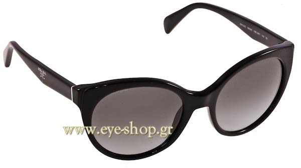 Sunglasses Prada 23OS 1AB3M1 oval cateye vintage