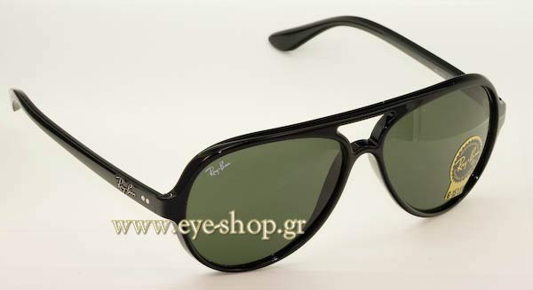 Sunglasses Rayban 4125 CATS 5000 601 ΜΑΥΡΟ