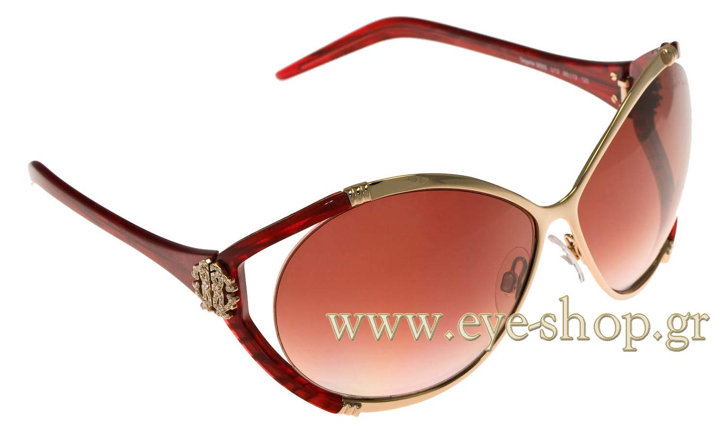 Roberto Cavalli Taigete red cat eye sunglasses ROBERTO CAVALLI 369S TALGETE U13 66 | SUNGLASSES Women EyeShop main image 4