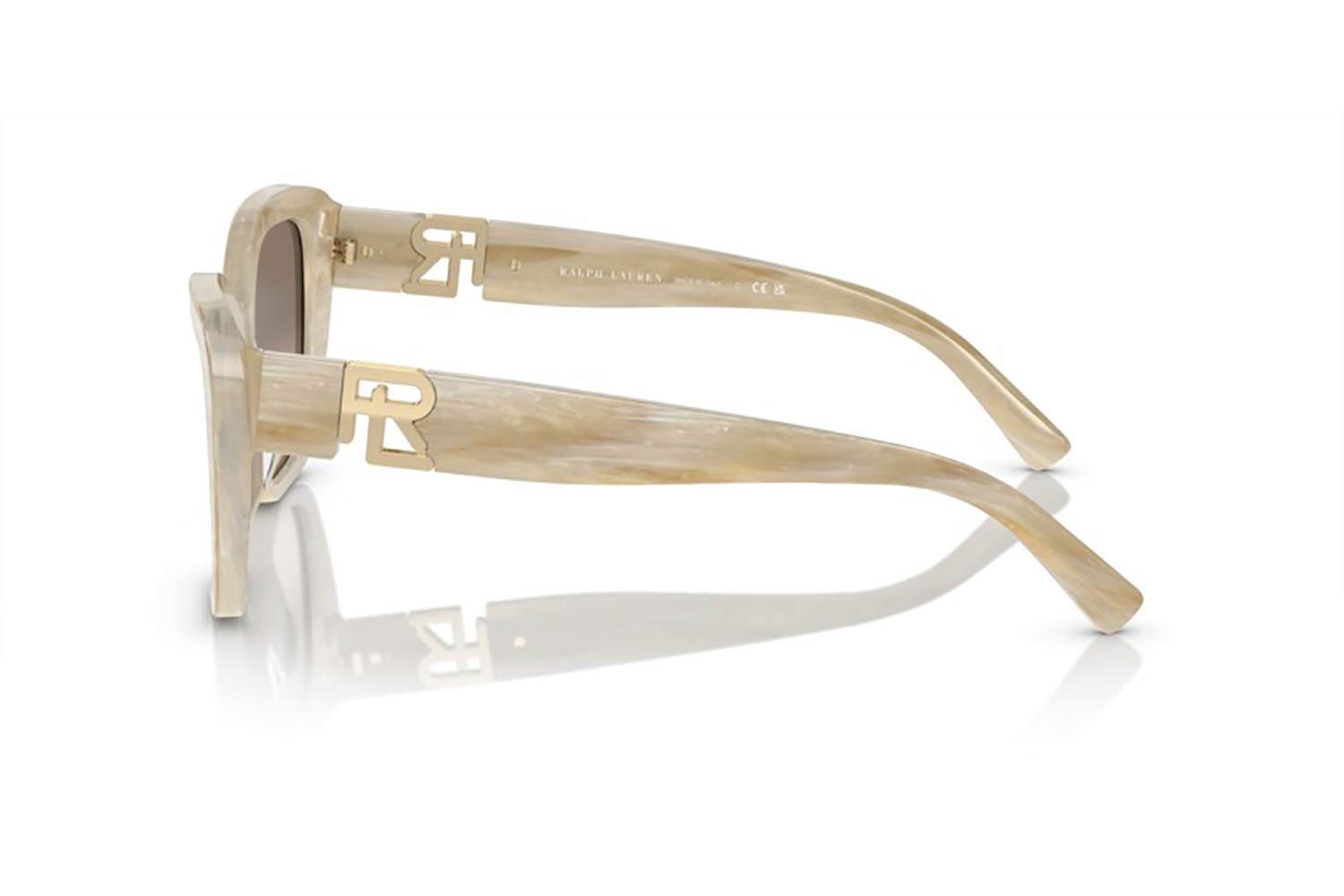 Ralph Lauren Cream Sunglasses Ralph Lauren Sunglasses - oystershell cream/light brown  main image 3