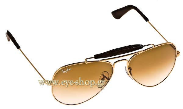 Sunglasses Rayban 3422Q AVIATOR CRAFT 001/51 Leather Collection