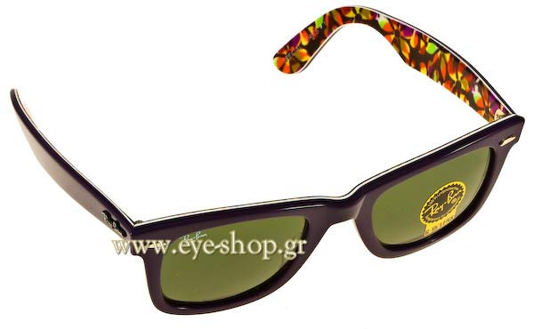 Sunglasses Rayban 2140 Wayfarer 1020 Floral Rare Prints Series1