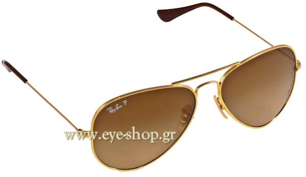 Sunglasses Rayban 8041 Aviator 001/M2 Titanium Polarised