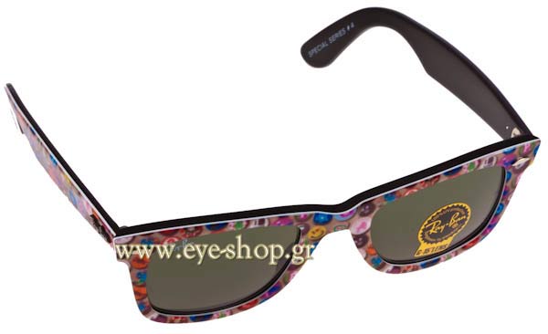 Sunglasses Rayban 2140 Wayfarer ΚΑΤΑΡΓΗΘΗΚΕ - Discontinued 1049 Rare Prints Button Pins