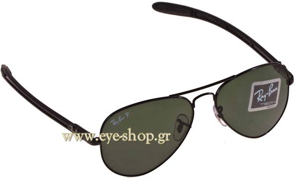 Sunglasses Rayban 8307 Carbon 002/N5 carbon Polarized