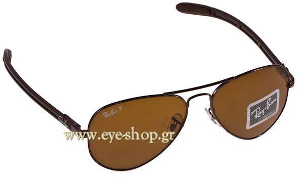 Sunglasses Rayban 8307 Carbon 014/N6 Polarized Carbon