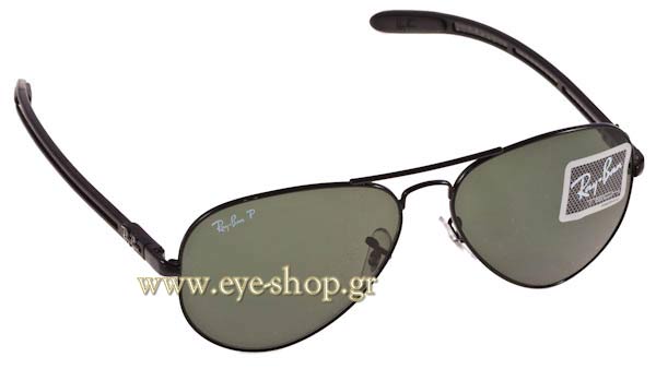 Sunglasses Rayban 8307 Carbon 002/N5 Polarized Carbon