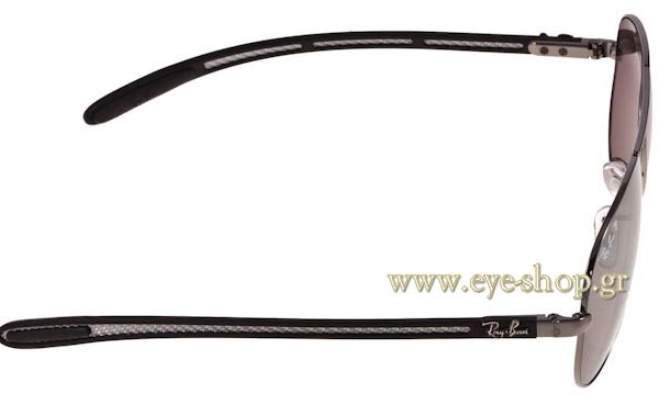 Rayban model 8307 Carbon color 004/N8 carbon Polarized