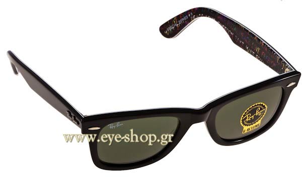 Sunglasses Rayban 2140 Wayfarer 1088 Typedelic Special series 5