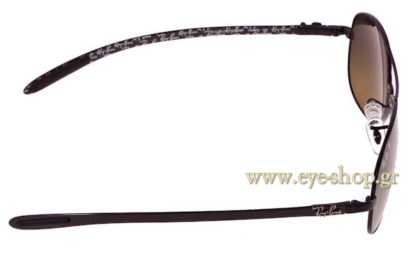 Rayban model 8301 color 006/97 polarized carbon fiber