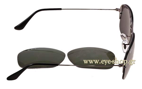Rayban model 3482 Clip in Flip Out color 004/6G polarized