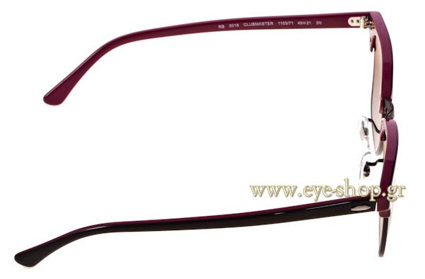 Rayban model 3016 Clubmaster color 110371