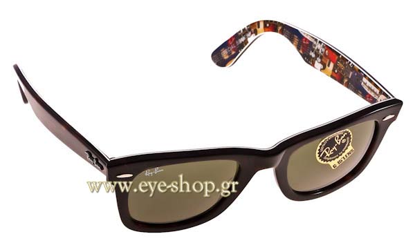 Sunglasses Rayban 2140 Wayfarer 1122 Rare prints special series 9