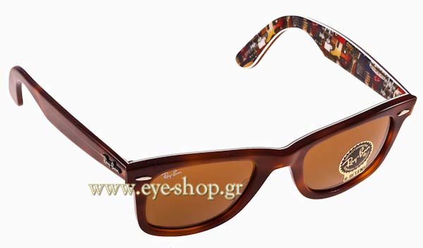 Sunglasses Rayban 2140 Wayfarer 1125 Rare prints special series 9